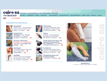 Tablet Screenshot of cuiro.ch
